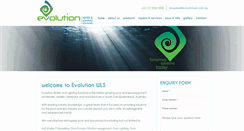 Desktop Screenshot of evolutionwls.com.au